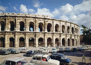 Uitzicht op het amfitheater